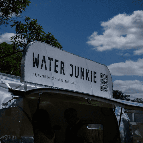 Water Junkie activation truck at Soho House festival